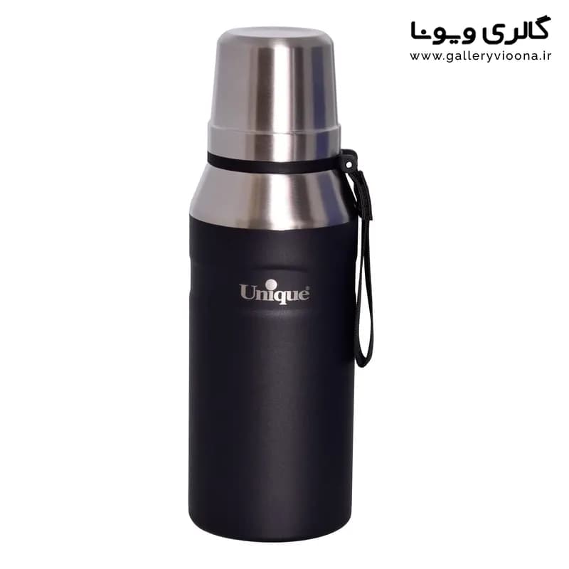 فلاسک یونیک قلمی کوهی کد 1865 گنجایش 1 لیتر بند دار — تصویر ۳