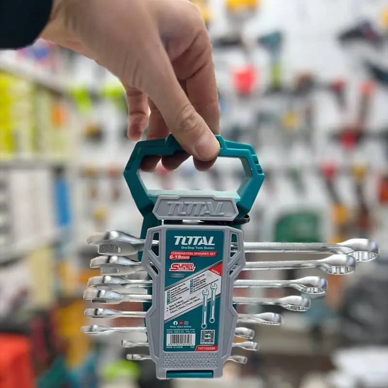 آچار یکسر رینگ توتال مجموعه 8 عددی مدل THT102286 — تصویر ۳