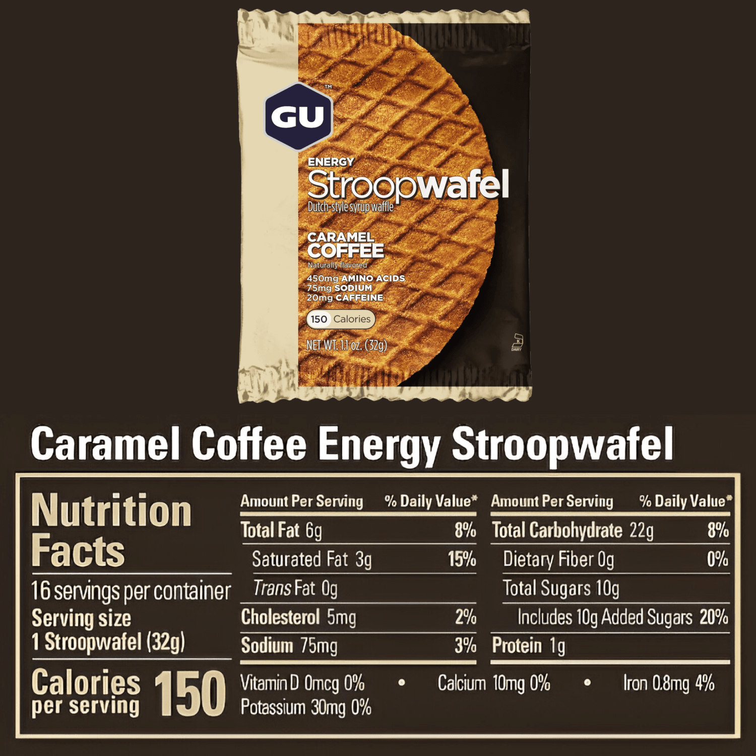 وافل انرژی زا ورزشی GU StroopWafel — تصویر ۴