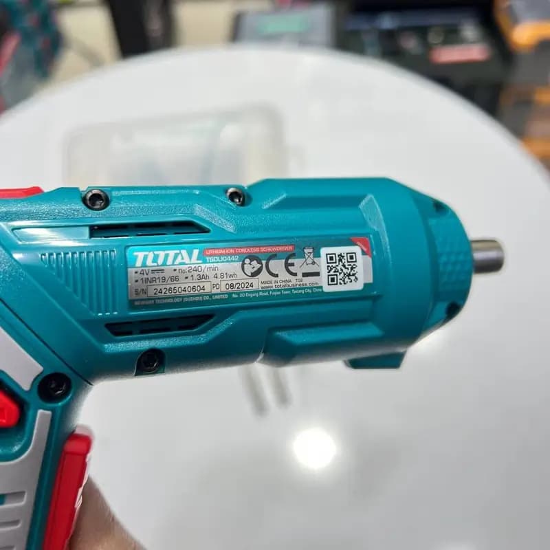 پیچ گوشتی شارژی تاشو توتال TSDLI0442 — تصویر ۱۲