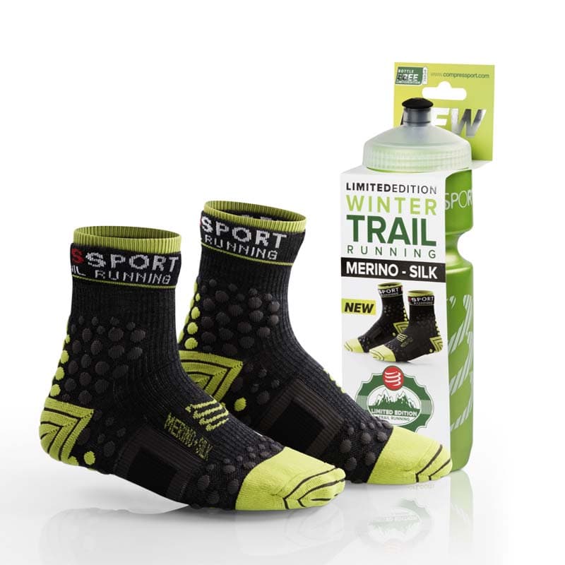 جوراب رانینگ نیم ساق Compressport مدل Winter Trail