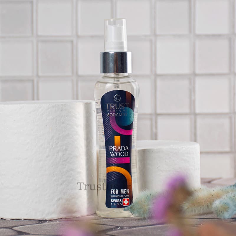بادی میست مردانه تراست مدل Prada wood