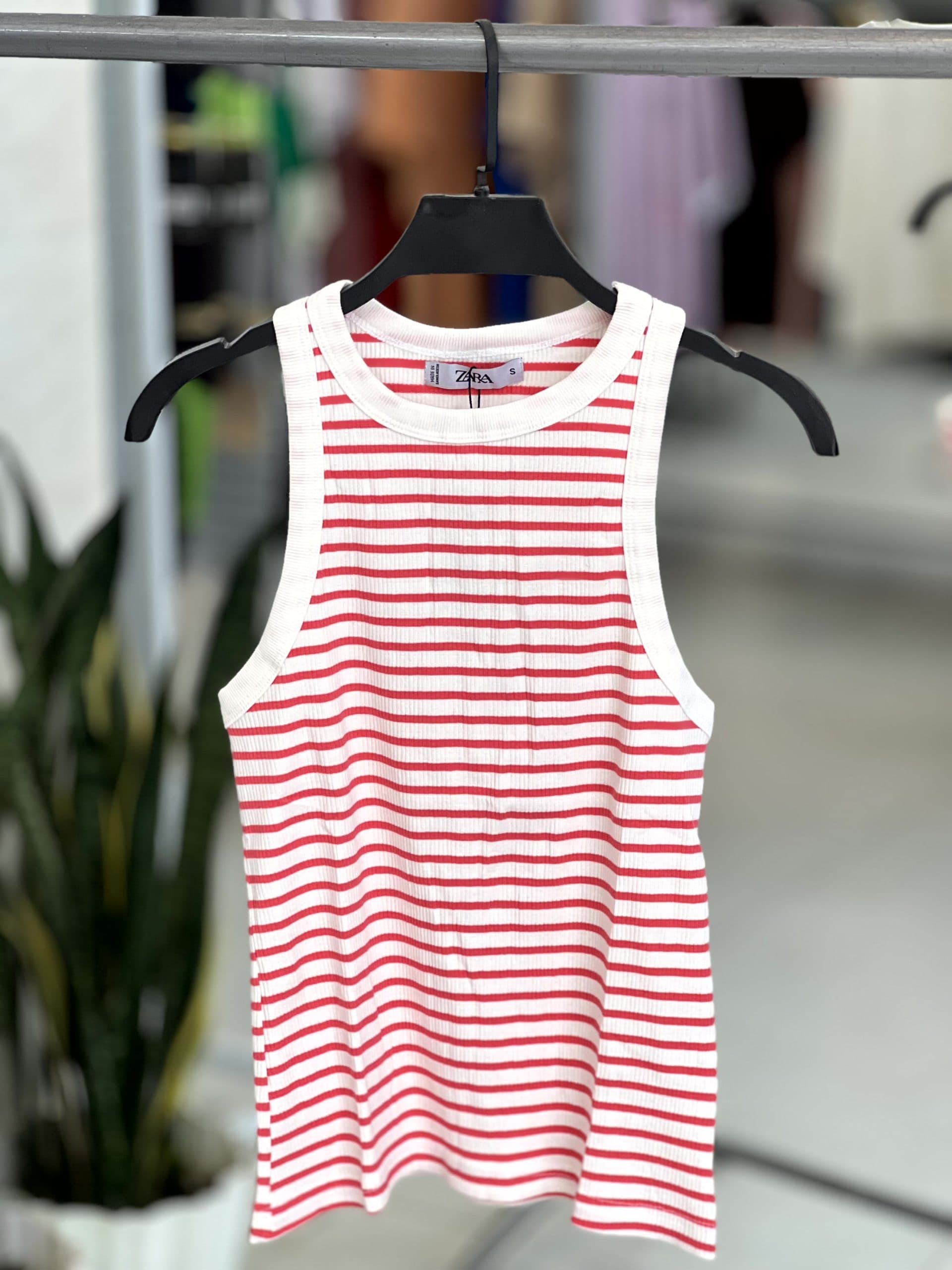 تاپ کبریتی راه راه Zara — تصویر ۸