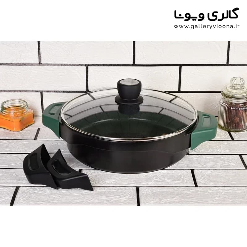 تابه گرانیت سایز ۲8 یونیک اصل مدل UN-8932 — تصویر ۳