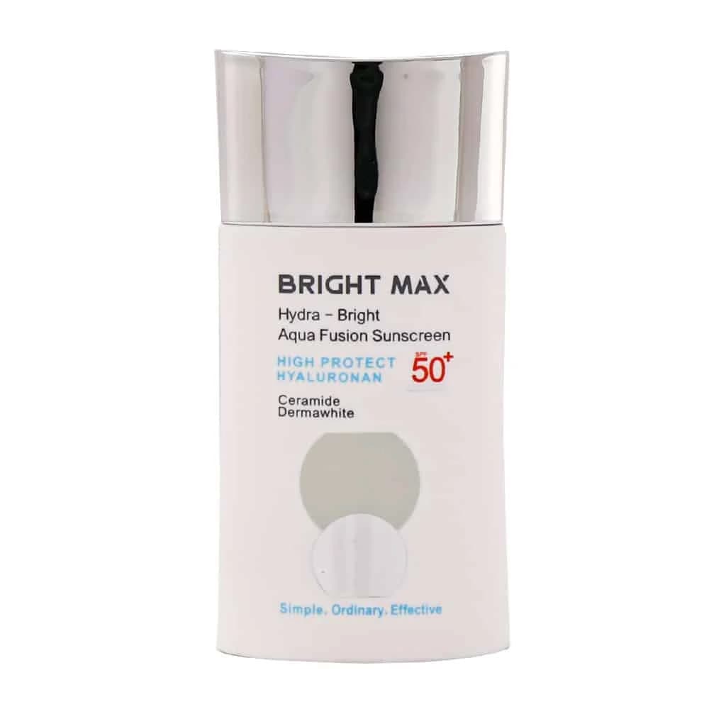 فلوئید ضد آفتاب آکوافیوژن هیدرا برایت SPF50 برایت مکس 50 میلی لیتر — تصویر ۲