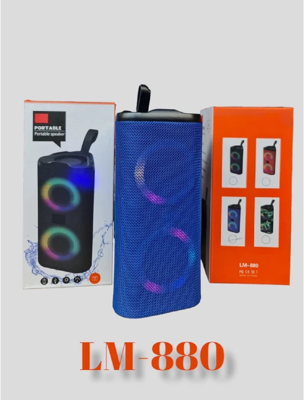 اسپیکر بلوتوثی قابل حمل مدل LM-880 — تصویر ۱۰