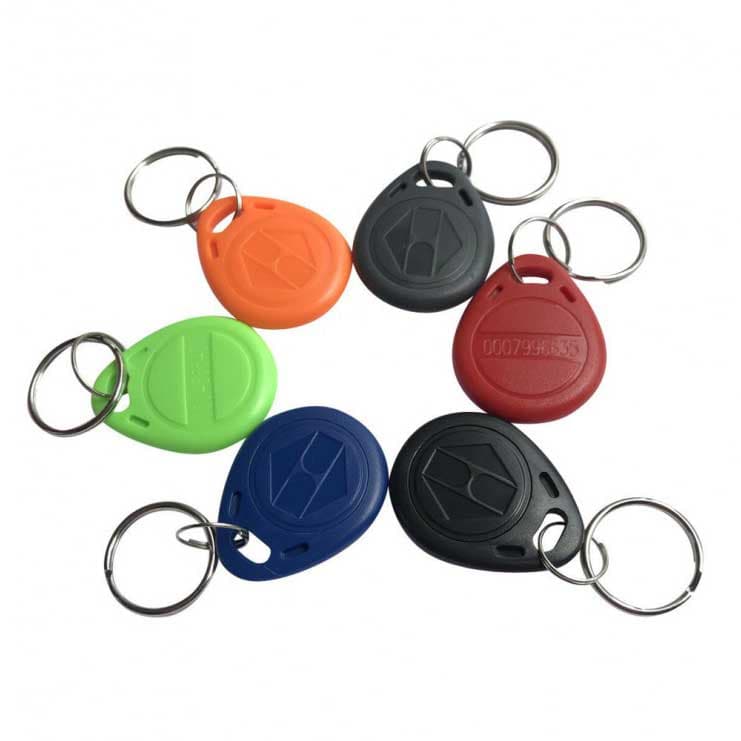 تگ جاسوئیچی طوسی RFID 125KHZ بسته 100 عددی — تصویر ۲
