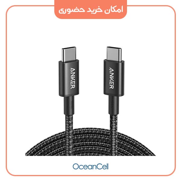 کابل تایپ سی به تایپ سی انکر Anker USB-C to USB-C 90CM مدل A8756 — تصویر ۷