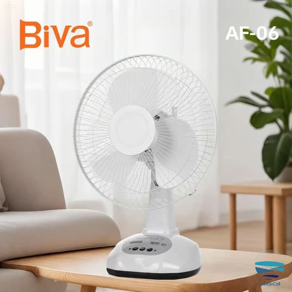 پنکه رومیزی شارژی بیوا مدل Biva FA-06 به همراه پنل خورشیدی — تصویر ۷