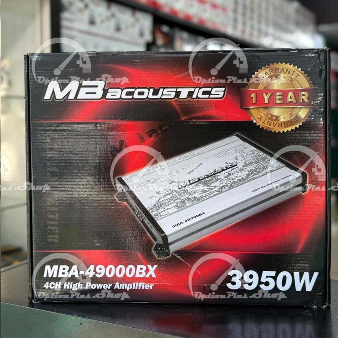 آمپلی‌ فایر 4 کانال ام‌ بی آکوستیکس 49000BX — تصویر ۳