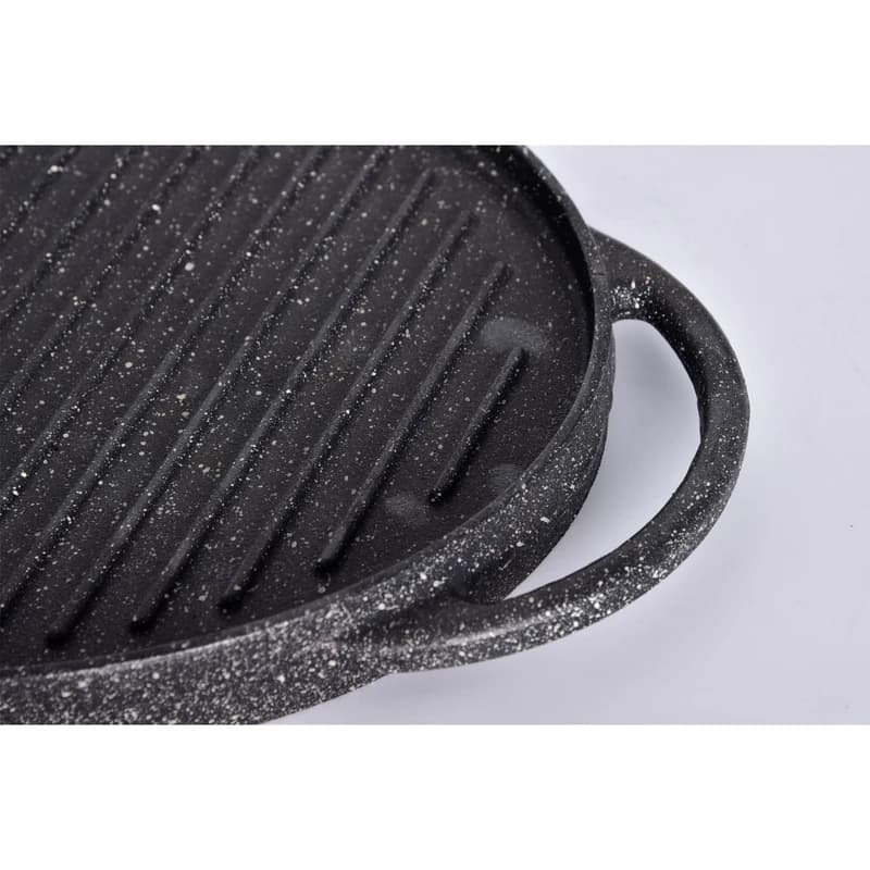 تابه گریل یونیک مدل بیضی سایز 42 کد UN-6011 — تصویر ۹