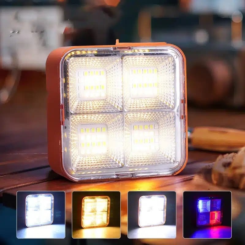 چراغ سیلابی LED خورشیدی آویز Solar Light مدل KC-SCP011 — تصویر ۳