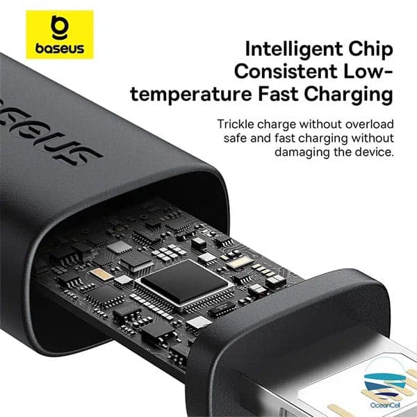 کابل بیسوس مدل Baseus Dura Series Fast Charging Cable USB to iP 2.4A 1m — تصویر ۹