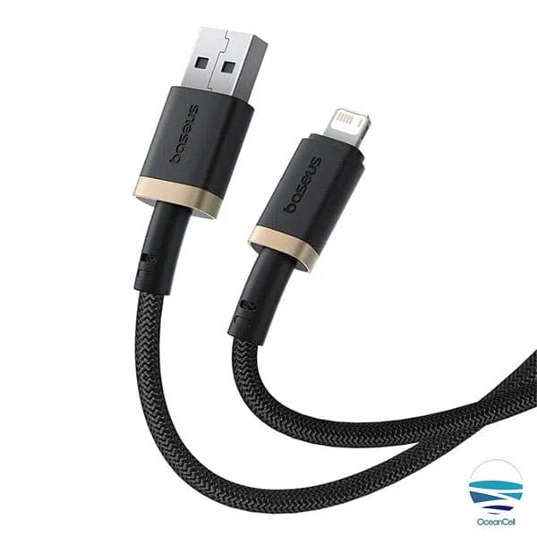 کابل بیسوس مدل Baseus Dura Series Fast Charging Cable USB to iP 2.4A 1m — تصویر ۶