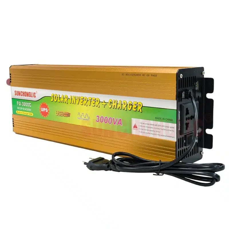 اینورتر 3000 وات FU-3000C یو‌پی‌اس دار با شارژر داخلی 20 آمپر — تصویر ۴