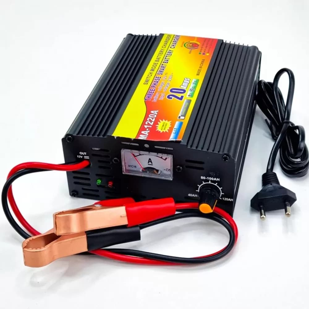 شارژر باتری ۱۲ ولت UKC مدل FL-1220A – مناسب برای باتری‌های ۵۰ تا ۲۰۰ آمپر ساعت — تصویر ۸