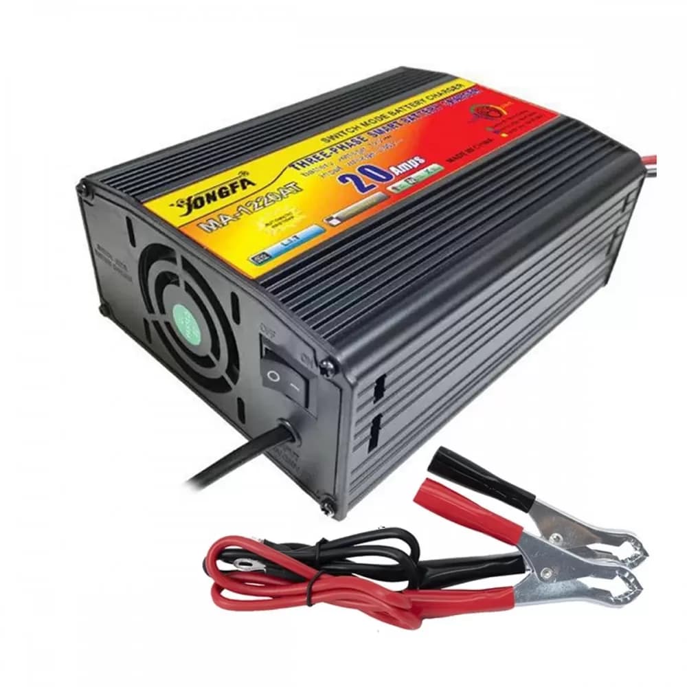 شارژر باتری ۱۲ ولت UKC مدل FL-1220A – مناسب برای باتری‌های ۵۰ تا ۲۰۰ آمپر ساعت — تصویر ۴