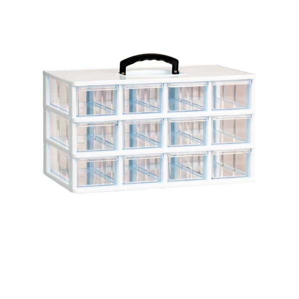 جعبه قطعات کشویی 12 تایی متوسط ضخیم دستگیره دار 5007 — تصویر ۲