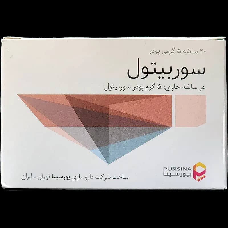 ساشه سوربیتول پورسینا (20 ساشه 5 گرمی)