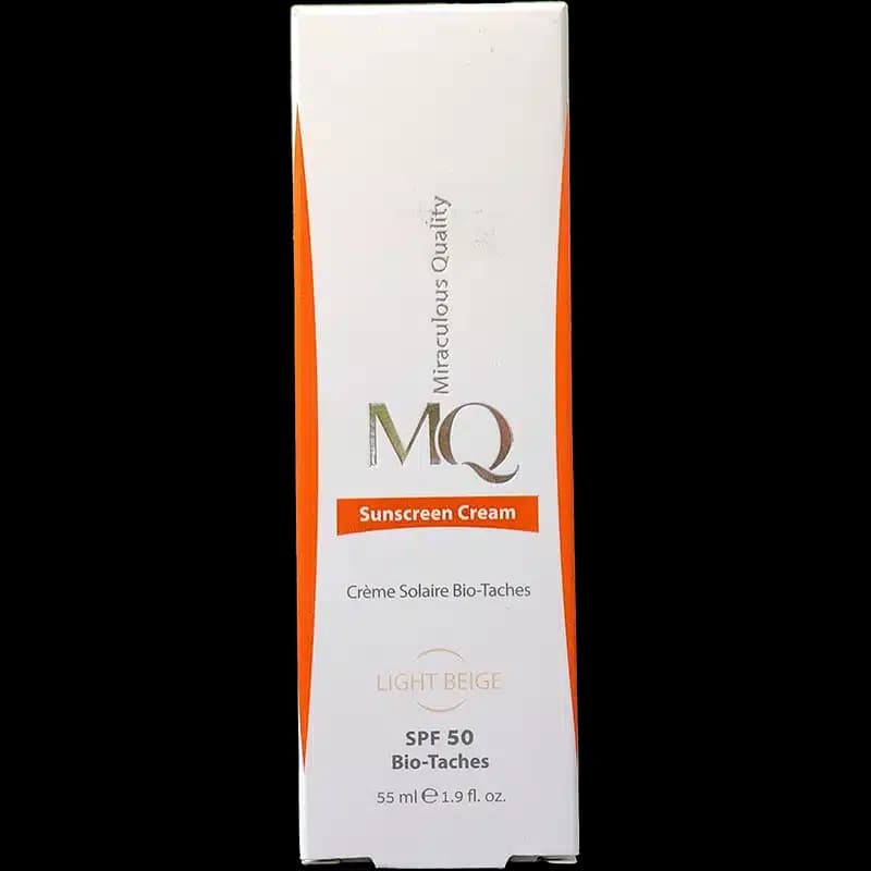 کرم ضد آفتاب و روشن کننده بژ روشن بایوتچ ام کیو با SPF 50 (55 میلی لیتر)