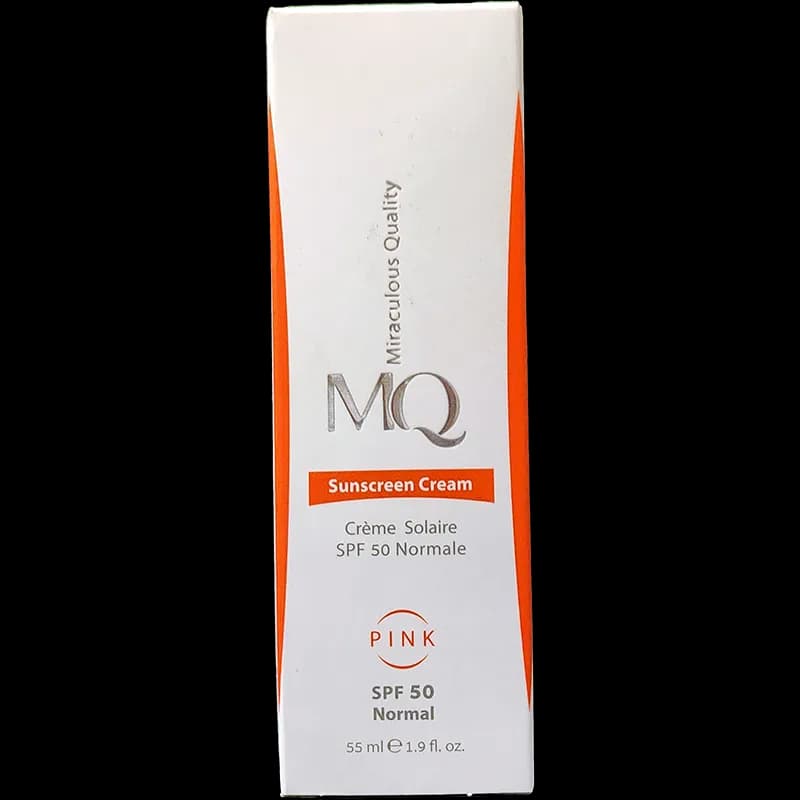 کرم ضد آفتاب نرمال صورتی ام کیو با SPF 50 (55 میلی لیتر)