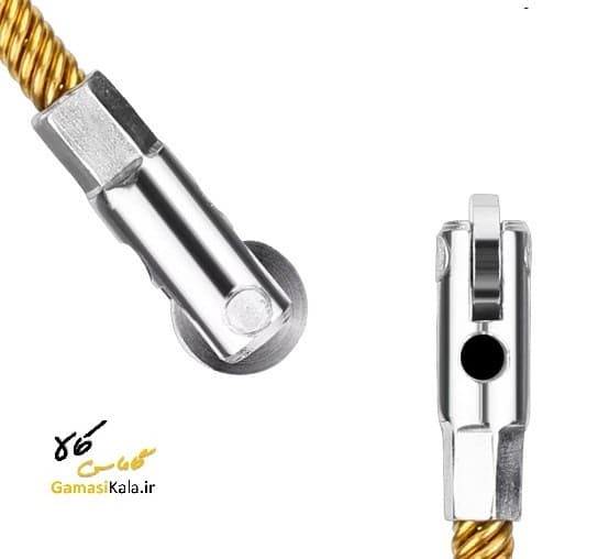 فنر سیم کشی سرغلطکی استیل 10 متری 4mm گلدن — تصویر ۲