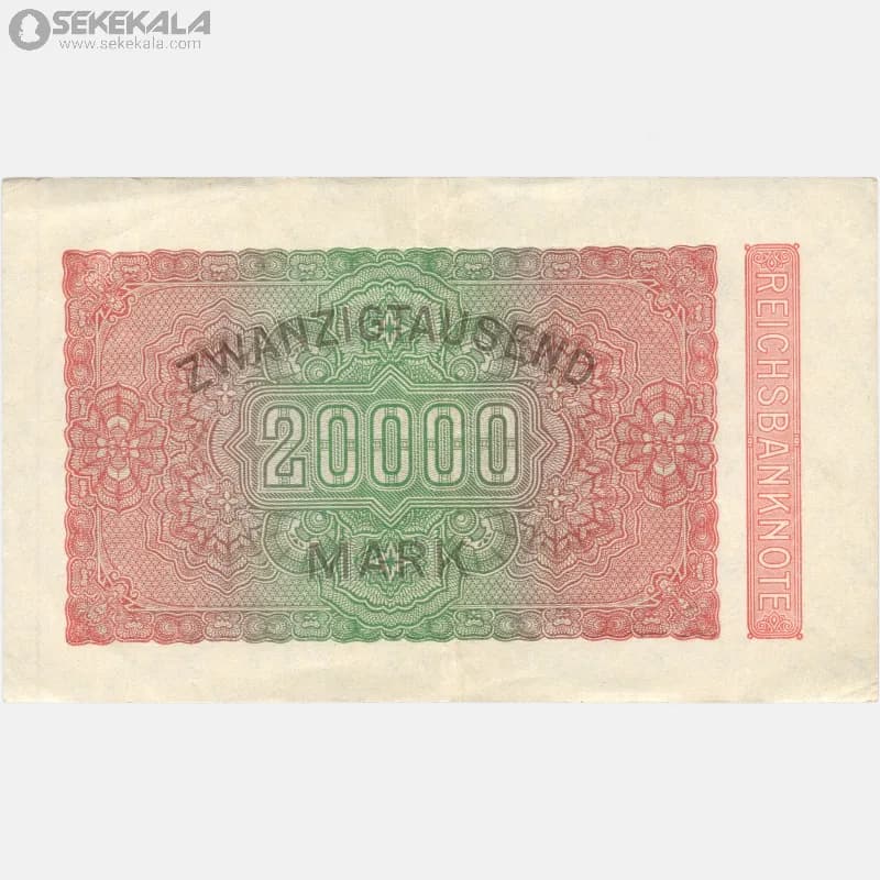 اسکناس‌ 20000 مارک آلمان 1923 (جمهوری وایمار) — تصویر ۲