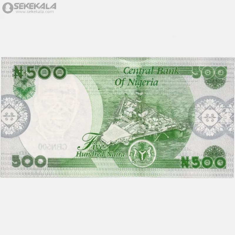 اسکناس‌ 500 نایرا نیجریه 2023 (جمهوری فدرال) — تصویر ۴
