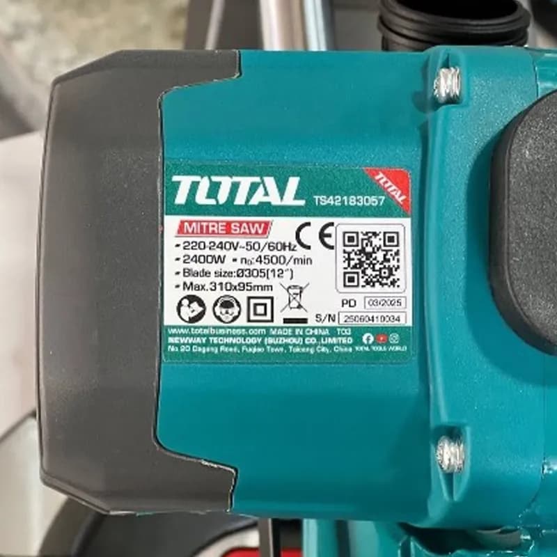 فارسی بر کشویی ۲۴۰۰ وات توتال مدل TS42183057 — تصویر ۴