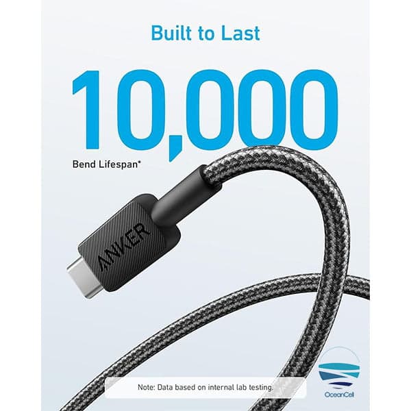 کابل شارژ USB به TYPE-C انکر مدل Anker A322 | A81H5 طول 90 سانتی متر — تصویر ۵
