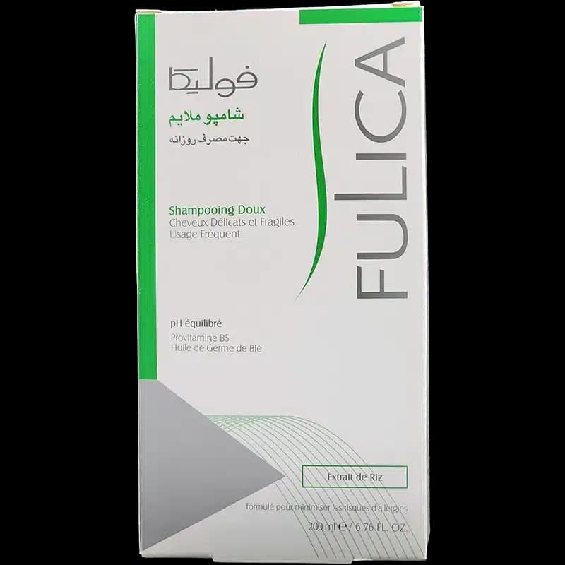 شامپو ملایم فولیکا مناسب موهای حساس و شکننده (۲۰۰ میلی لیتر)
