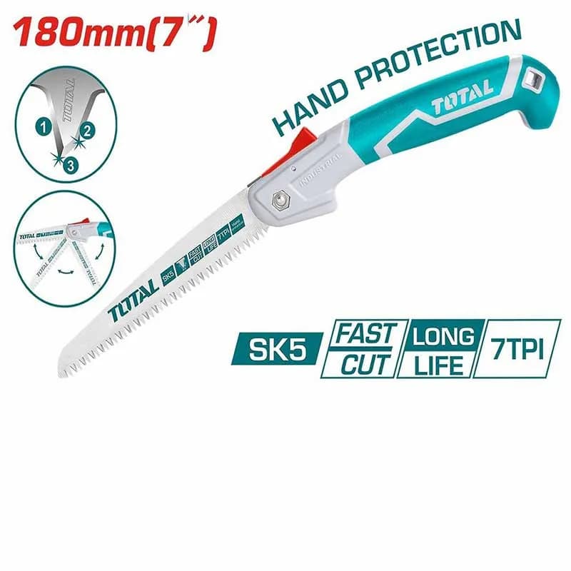 اره باغبانی تاشو ۷ اینچ توتال مدل THFSW1806
