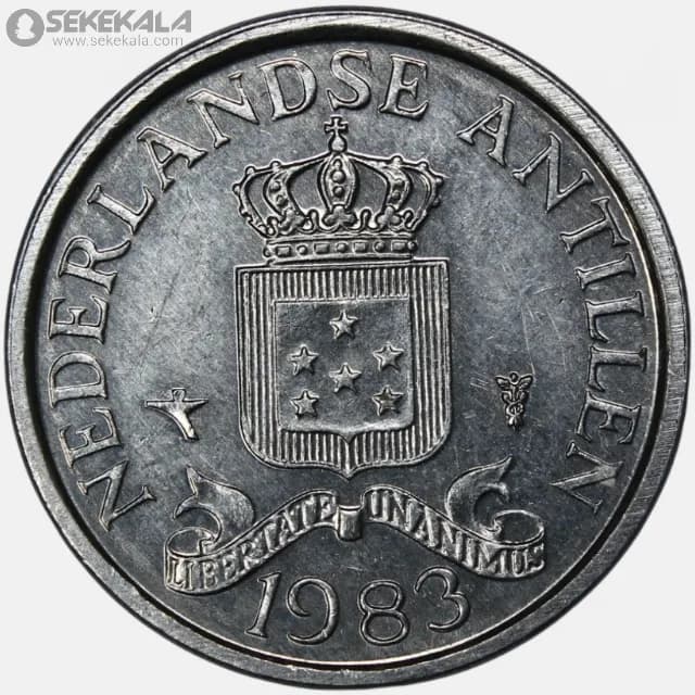 سکه 1 سنت کمیاب آنتیل 1983 (مستعمرات هلند)