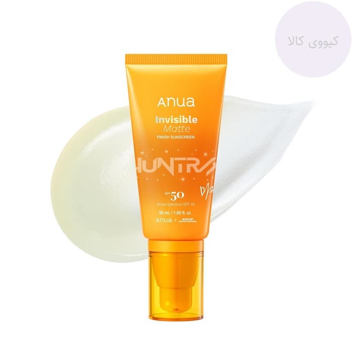 کرم ضد آفتاب مات کننده آنوا Anua مدل invisible matte طرح کی پاپ — تصویر ۹