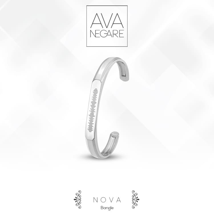بنگل فرکانس صدا مدل نووا Nova نقره 925