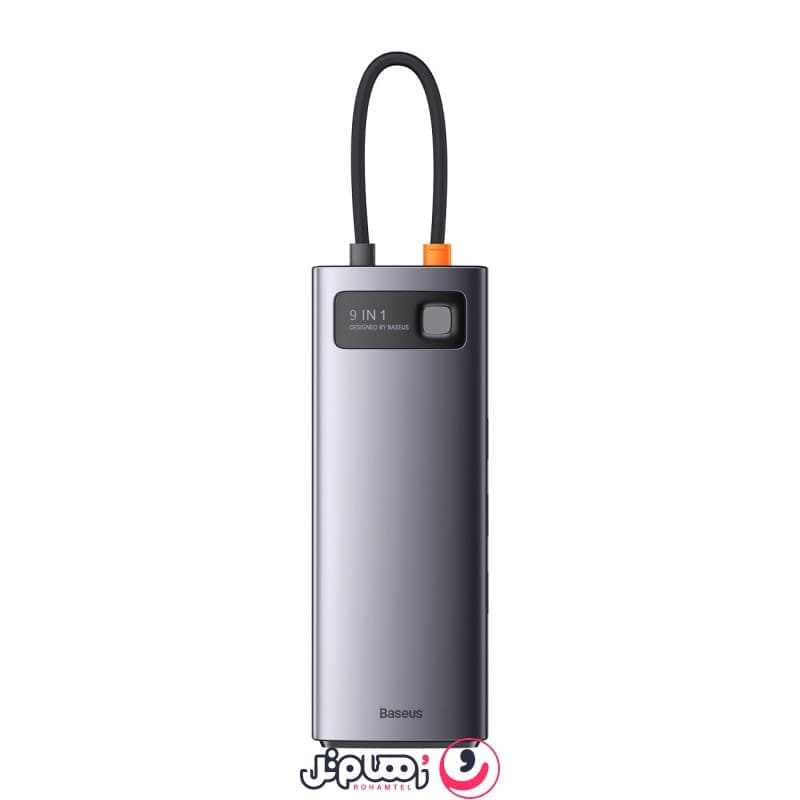 هاب 9 پورت بیسوس مدل Baseus Metal Gleam Series WKWG060013 با کابل Type-C — تصویر ۱۱
