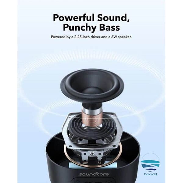 اسپیکر بلوتوثی انکر مدل Anker SoundCore Pyro Mini A31A با توان 6 وات — تصویر ۳