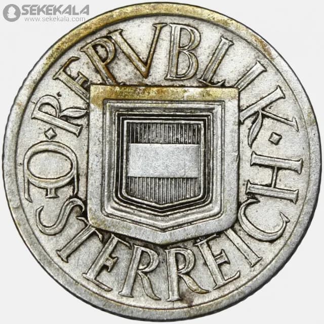 سکه 1/2 شیلینگ نقره اتریش 1923 (کمیاب) — تصویر ۴