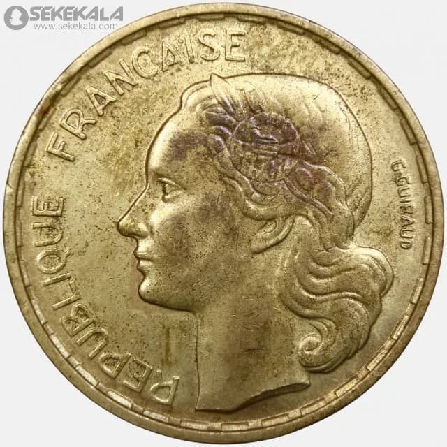 سکه 20 فرانک فرانسه 1951 (جمهوری چهارم)