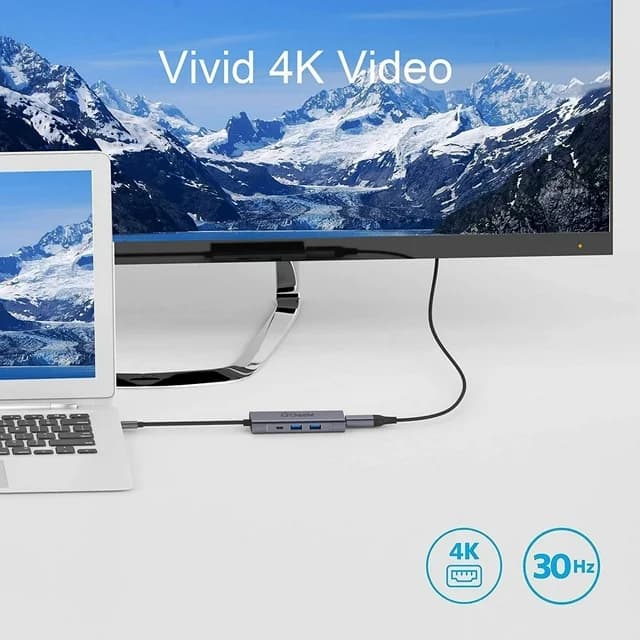 هاب 7 پورت USB-C برند QGeeM — تصویر ۹