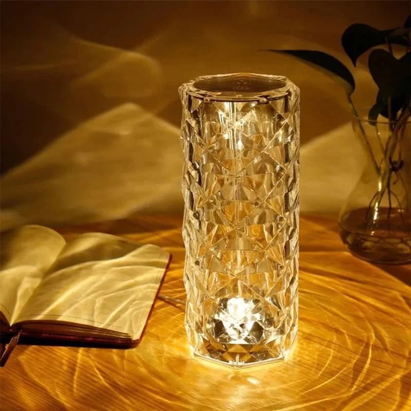 آباژور رومیزی کیوب مدل لمسی Diamond AXFU176 — تصویر ۵
