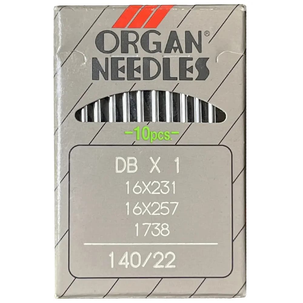 سوزن راسته صنعتی ژاپنی ارگان ORGAN سایز 22 DB