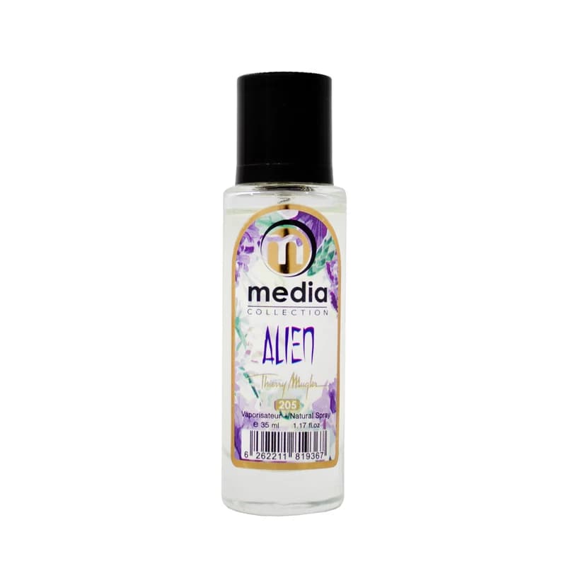 عطر جیبی زنانه مدیا مدل Alien حجم 35 میلی لیتر