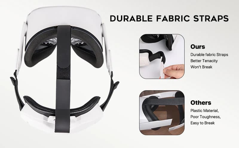 باتری 5000 میلی آمپری برای strap oculus quest 2 meta VR برند DESTEK — تصویر ۷