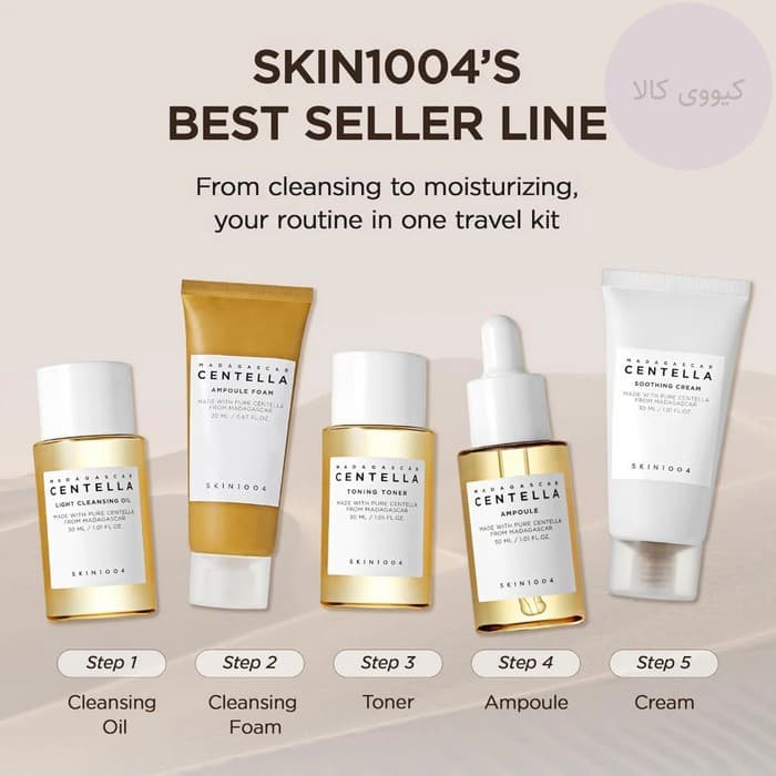 کیت مسافرتی ماداگاسکار سنتلا اسکین 1004 Skin اصل 5 مرحله ای — تصویر ۶