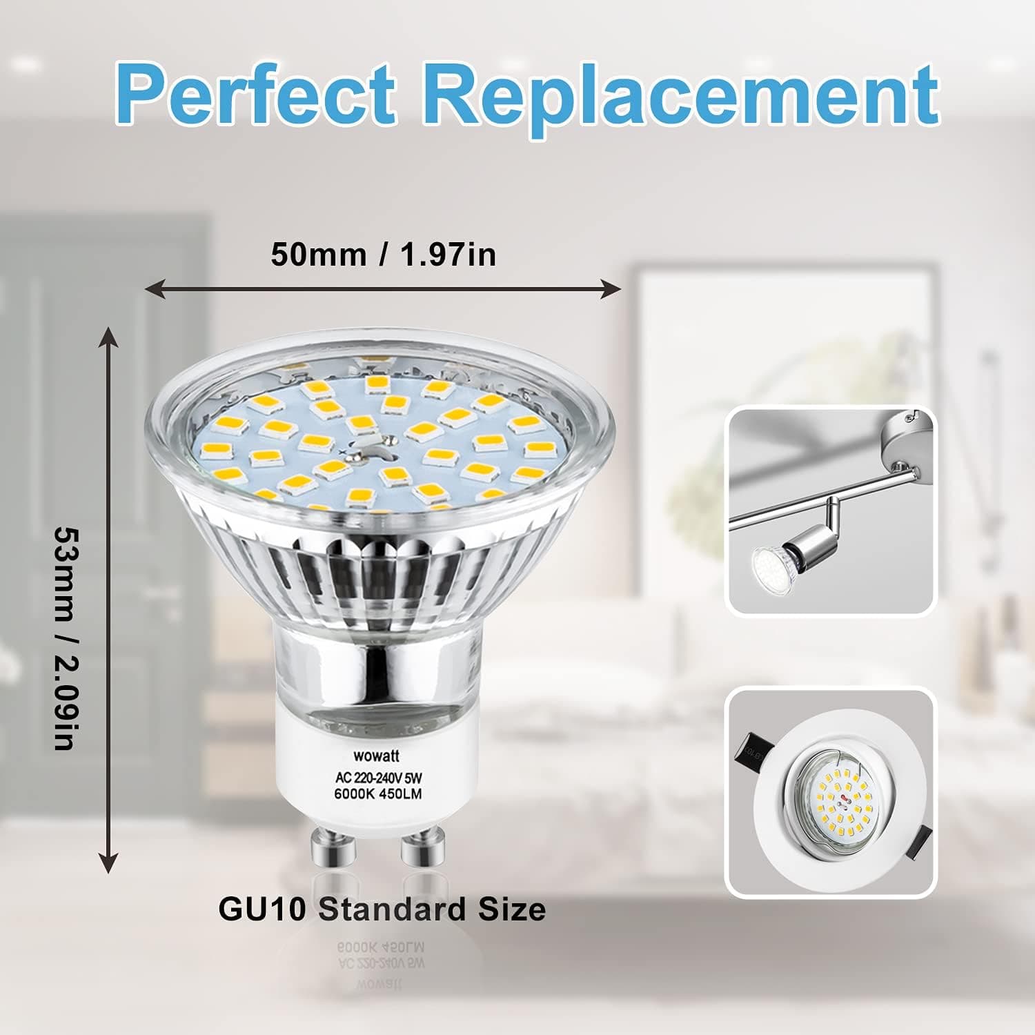 لامپ LED Wowatt GU10 وات 5 — تصویر ۸