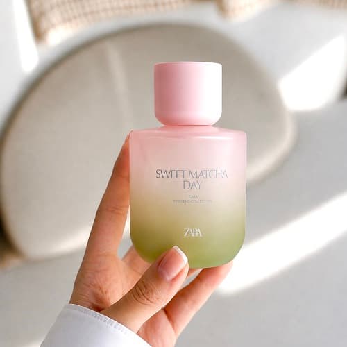 عطر ادکلن زنانه زارا سوییت ماچا دی (اصل) | ZARA Sweet Matcha Day در حجم 90 میل و دکانت 10 و5 میل(اورجینال) — تصویر ۵