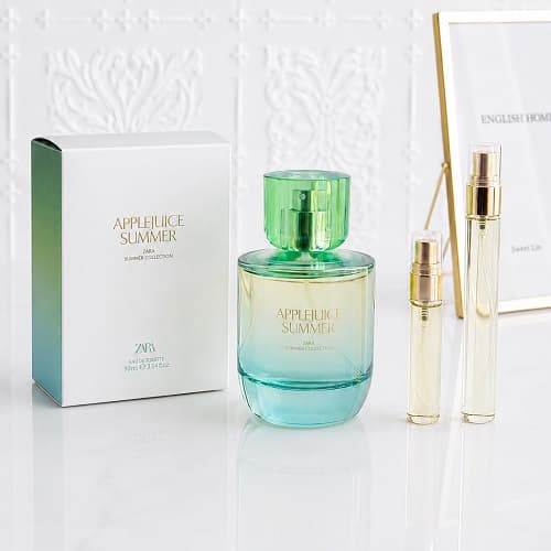 عطر ادکلن زنانه زارا اپل جوس سامر اصل | ZARA Applejuice Summer در حجم 90 میل و دکانت 10 و5 میل(اورجینال) — تصویر ۴