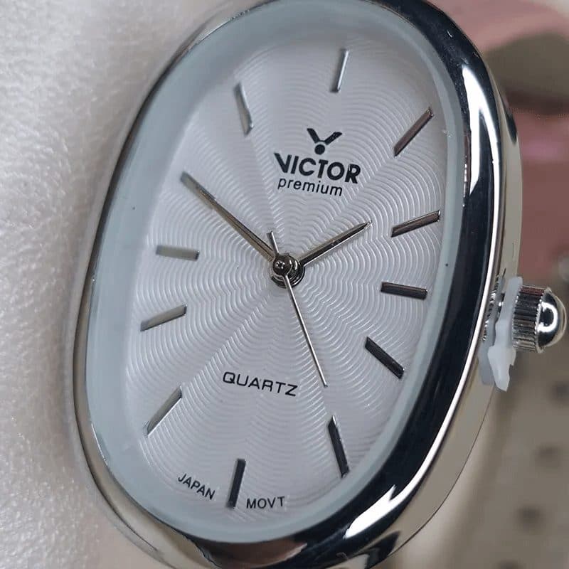 ساعت مچی بند چرمی زنانه ویکتور مدل VICTOR 5818 — تصویر ۴