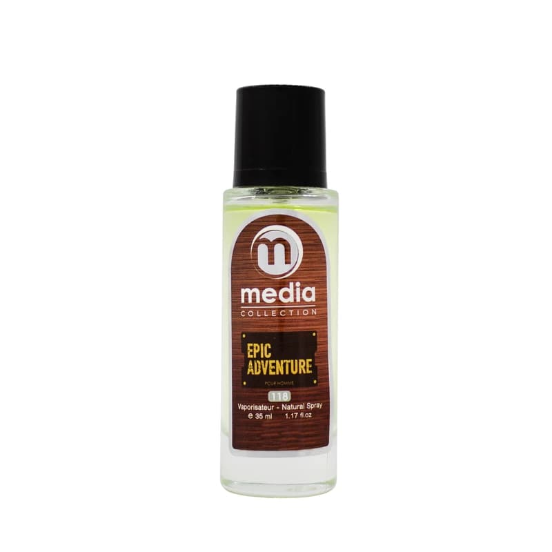 عطر جیبی مردانه مدیا مدل Epic Adventure حجم 35 میلی لیتر